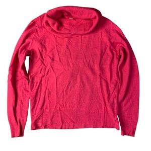 VTG Parkhurst Angora Lambswool Pink Cowl Neck Sweater Made in Canada Size 38 (M)